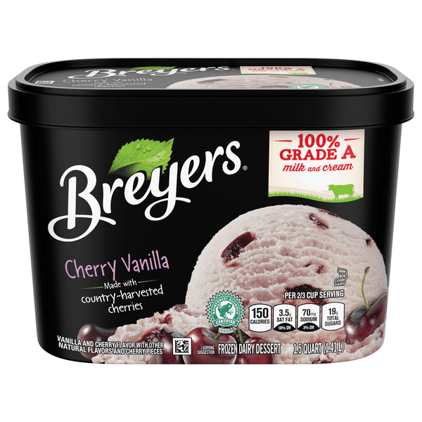 Breyers Ice Cream Original Cherry Vanilla