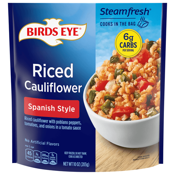 Birds Eye Steamfresh Spanish Style Riced Cauliflower