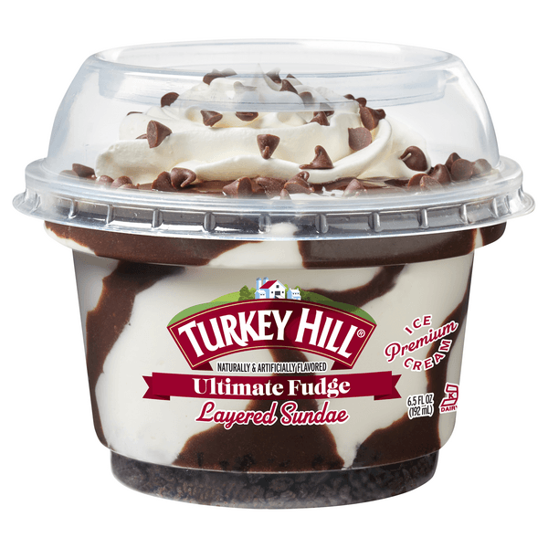 Turkey Hill Ice Cream Layered Sundae Ultimate Fudge