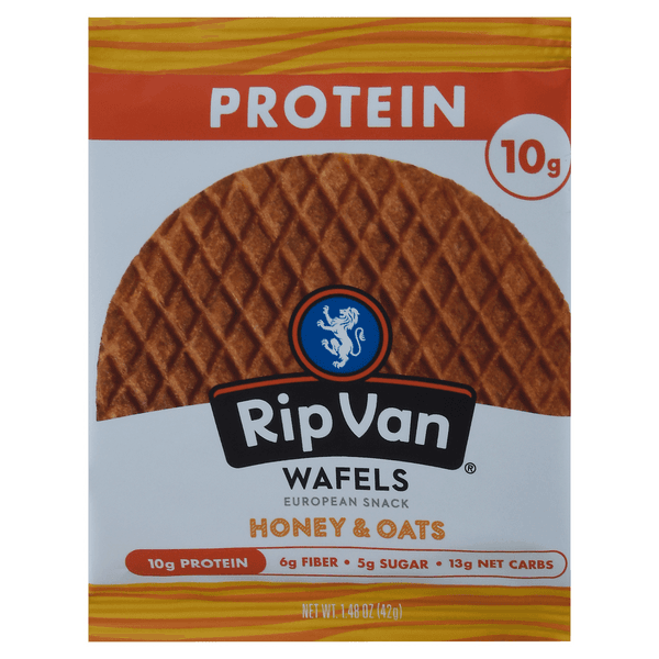 Rip Van Wafels Protein Honey & Oats