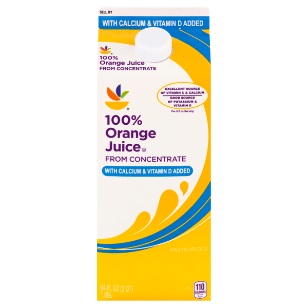 Stop & Shop Calcium & Vitamin D 100% Orange Juice