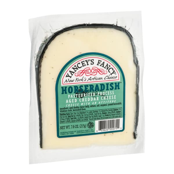 Yancey'S Fancy Cheddar Cheese Horseradish Aged