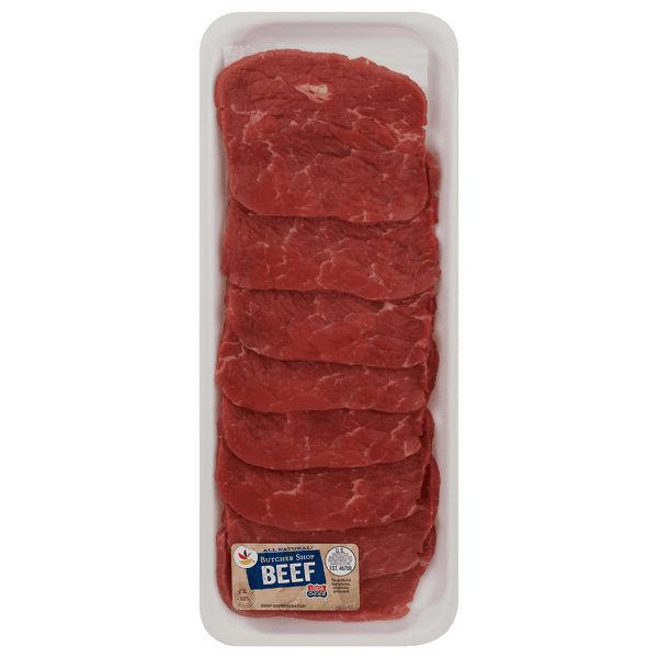 Our Brand Beef Bottom Round Steaks - All Natural