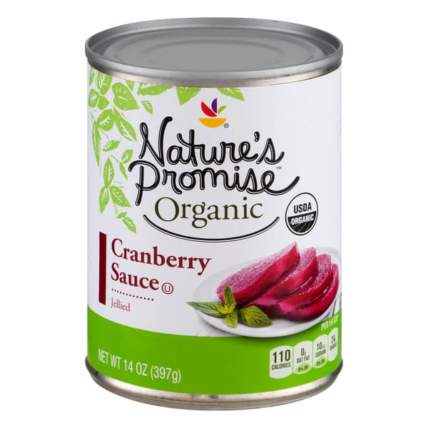 Nature'S Promise Organic Cranberry Sauce Jellied