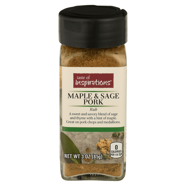 Taste Of Inspirations Pork Rub Maple & Sage
