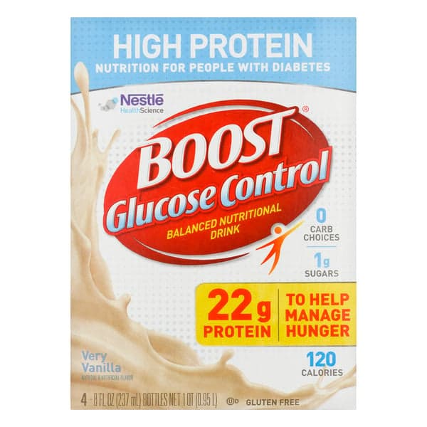 Boost Glucose Control Shake Very Vanilla Gluten Free