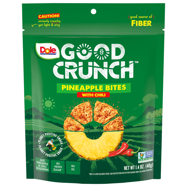 Dole Good Crunch Pineapple Bites With Chili
