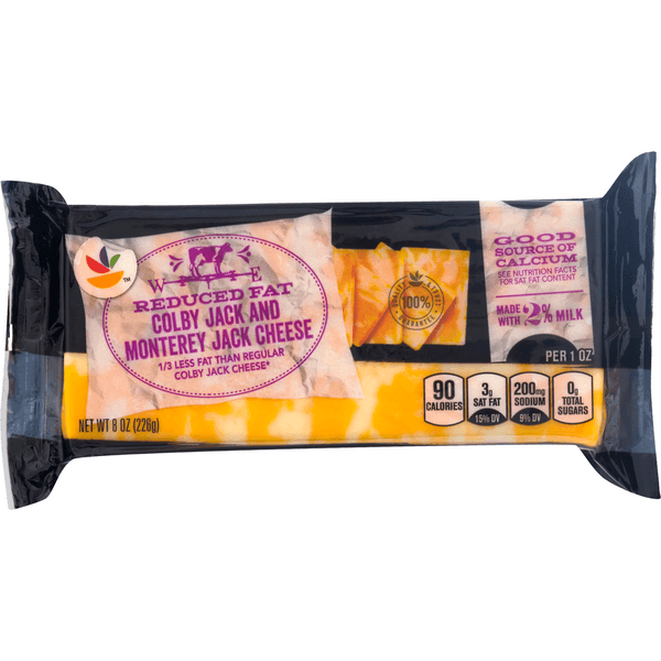 Stop & Shop Colby Jack Cheese 2% Milk Reduced Fat Block