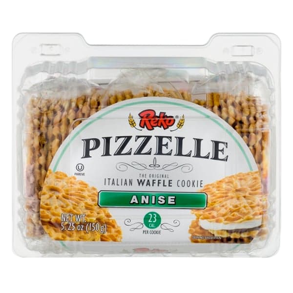 Reko Pizzelle Italian Waffle Cookies Anise