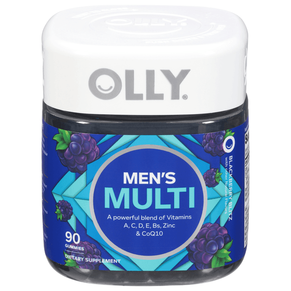 Olly Mens Multi Gummies Blackberry Blitz