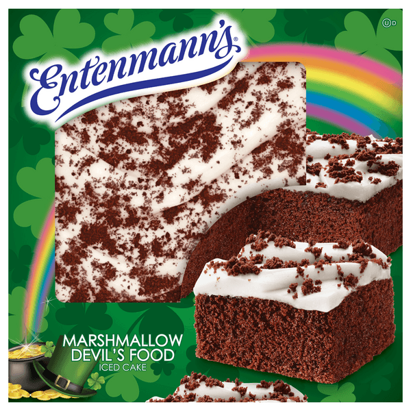 Entenmann'S Marshmallow Devils Food Iced Cake