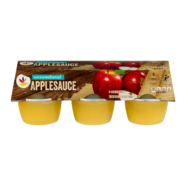 Giant Applesauce Cups Unsweetened Natural