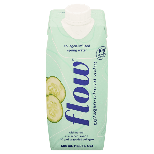 Flow Collagen-Infused Spring Water Cucumber Flavor
