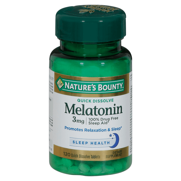 Nature'S Bounty Melatonin Sleep Health Tablets Quick Dissolve