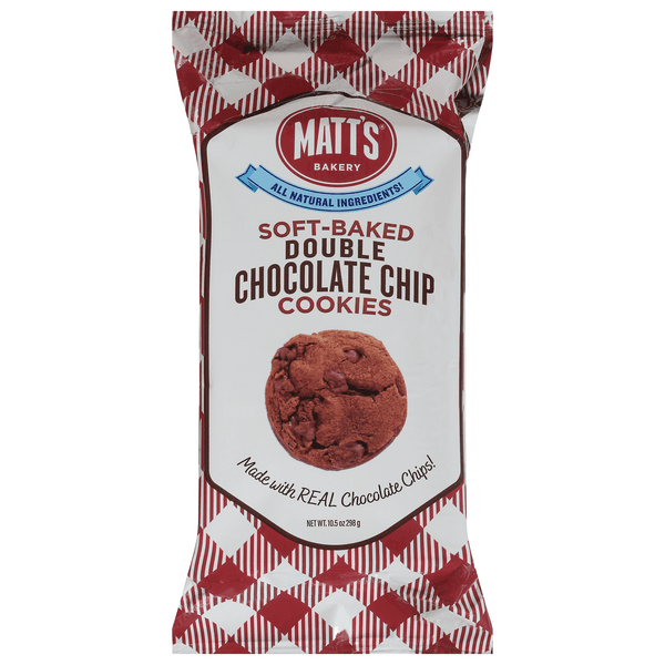Matt'S Bakery Soft-Baked Double Chocolate Chip Cookies