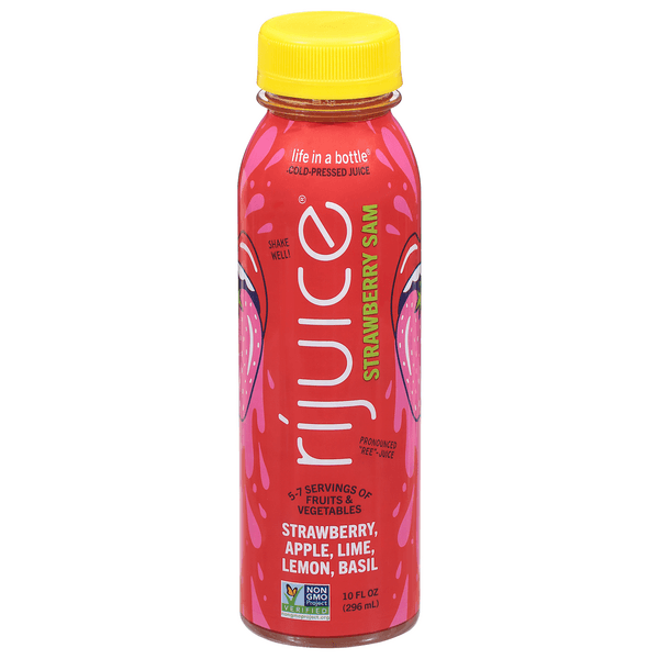 Rijuice Cold-Pressed Strawberry Sam Juice