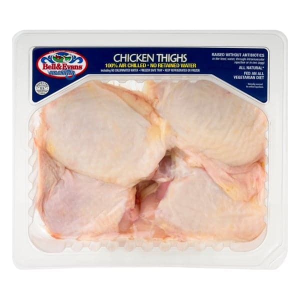 Bell & Evans Air Chilled Chicken Thighs - Fresh