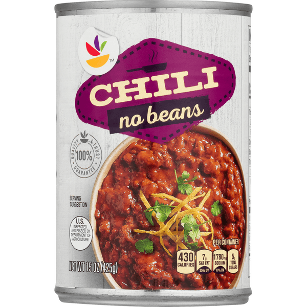 Our Brand Chili No Beans Heat & Serve