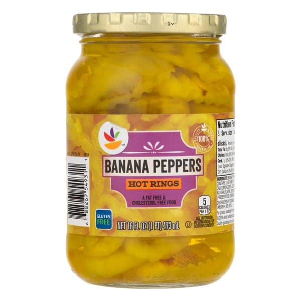 Stop & Shop Banana Peppers Rings Hot