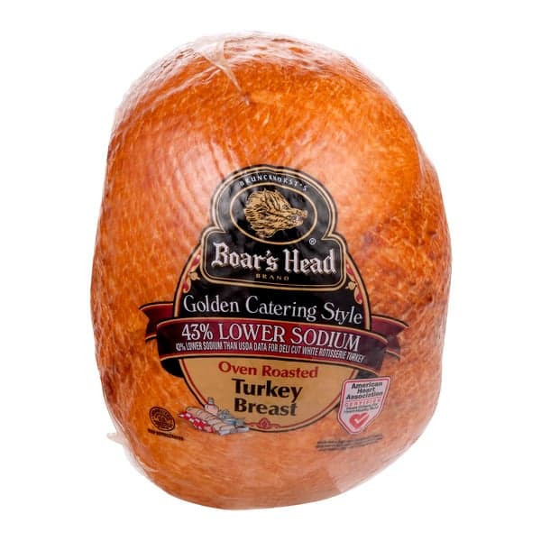 Boar'S Head Deli Turkey Breast Golden Catering Style (Regular Sliced