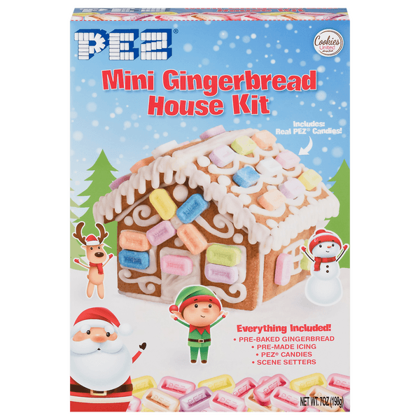 Pez Mini Gingerbread House Kit