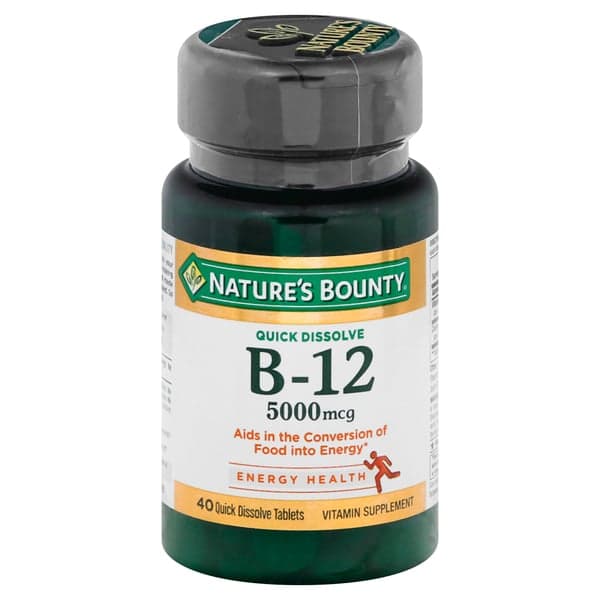Nature'S Bounty Vitamin B-12 5000 Mcg Quick Dissolve