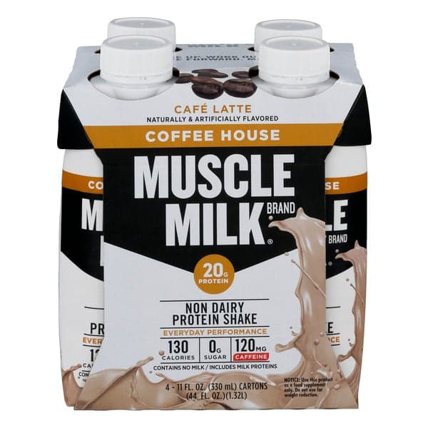 Muscle Milk Non Dairy Protein Shake Coffee House Cafe Latte