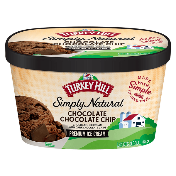 Turkey Hill Simply Natural Premium Ice Cream Chocolate Chocolate Chip