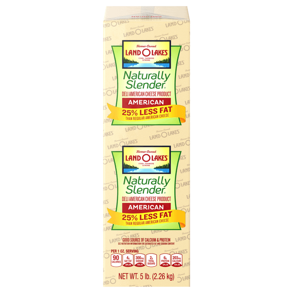 Land O Lakes Naturally Slender Deli American Cheese (Regular Sliced
