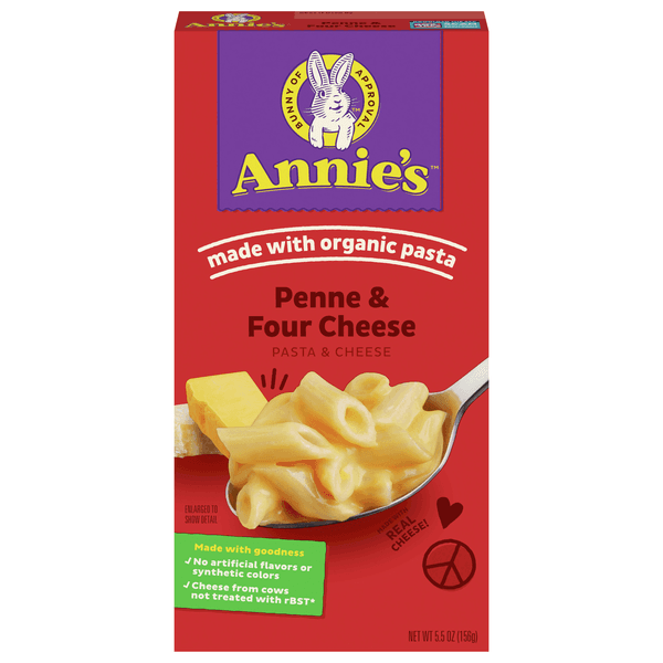 Annies Homegrown Macaroni & Cheese Four Cheese Box