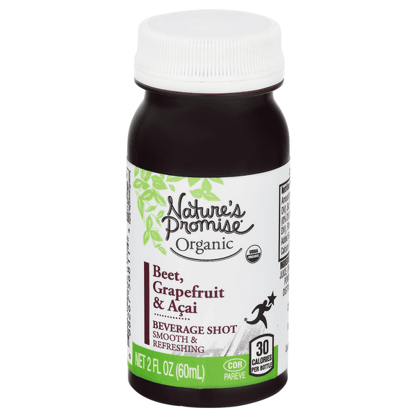 Nature'S Promise Organic Beverage Shot Beet Grapefruit & Acai
