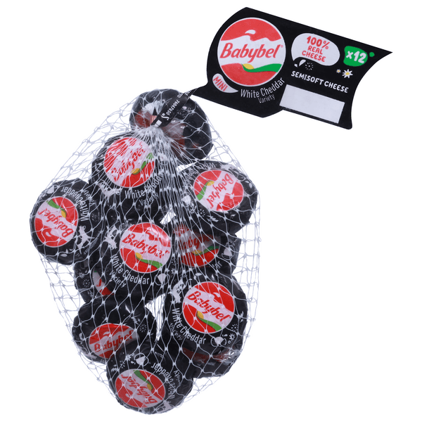 Mini Babybel White Cheddar Snack Cheese