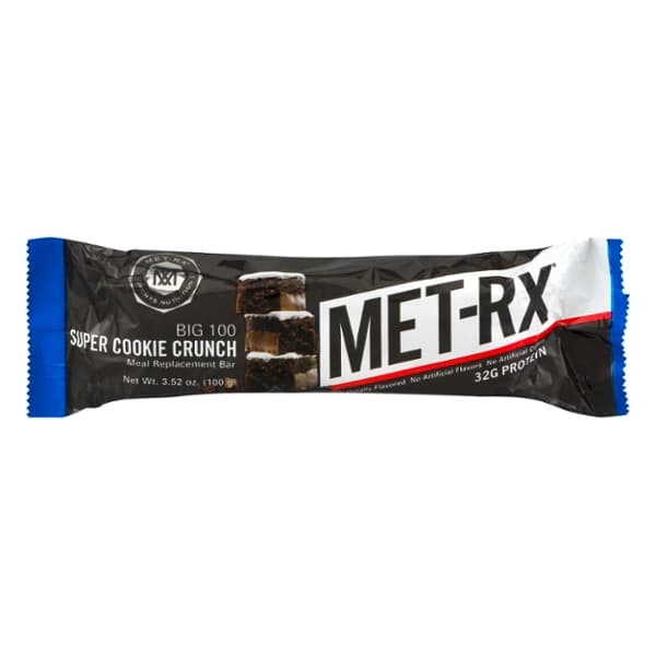 Met-Rx Big 100 Meal Replacement Bar Super Cookie Crunch