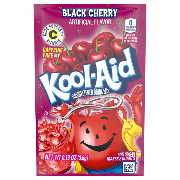 Kool-Aid Unsweetened Black Cherry Artificially Flavored Powdered Soft Drink Mix