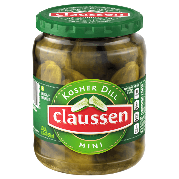 Claussen Kosher Dill Mini Pickles Jar