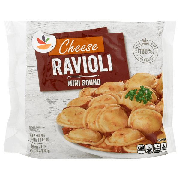 Stop & Shop Ravioli Pasta Cheese Mini Round