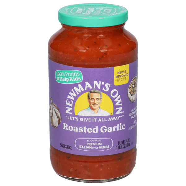 Newmans Own Roasted Garlic Pasta Sauce