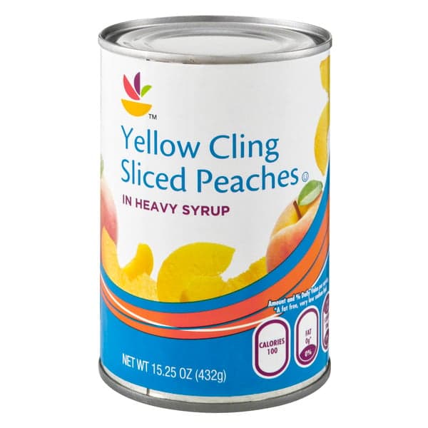 Stop & Shop Peaches Yellow Cling Sliced In Heavy Syrup
