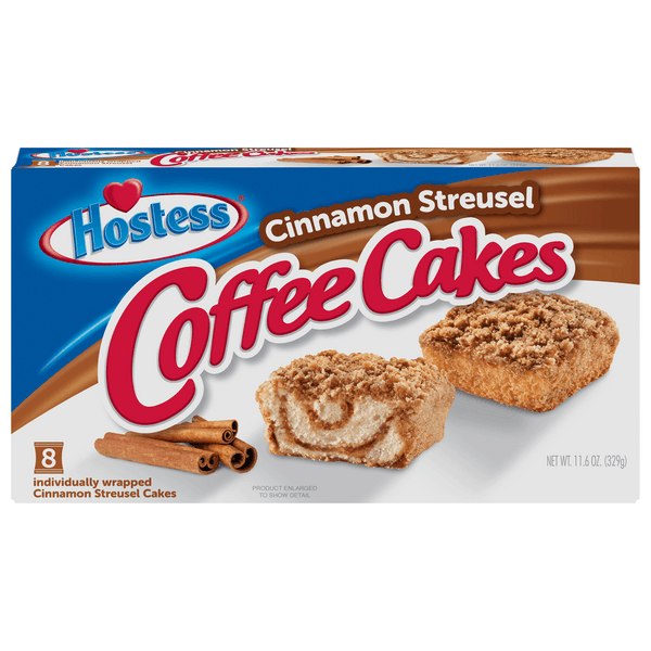 Hostess Coffee Cakes Cinnamon Topped Streusel Coffee Cake