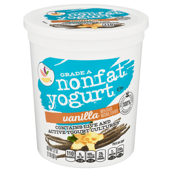 Stop & Shop Non Fat Vanilla Yogurt
