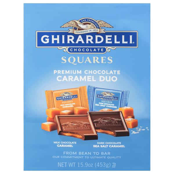 Ghirardelli Squares Premium Chocolate Caramel Duo