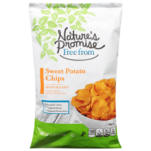 Nature'S Promise Sweet Potato Chips With Sea Salt