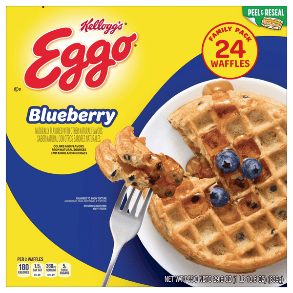 Eggo Blueberry Breakfast Waffles