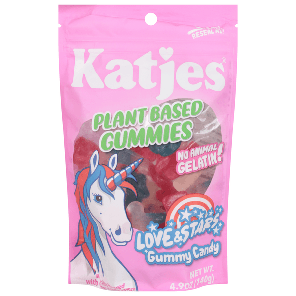 Katjes Love & Stars Gummy Candy Plant Based