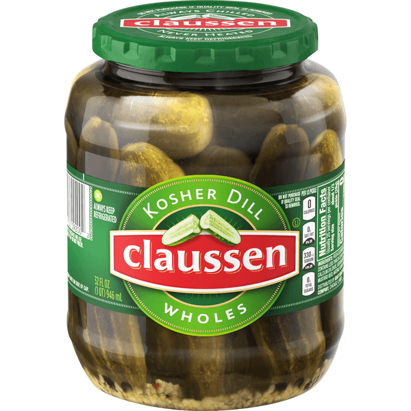 Claussen Kosher Dill Pickle Wholes Jar