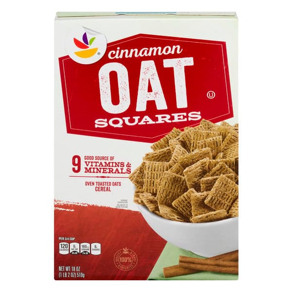 Our Brand Oat Squares Cereal Cinnamon