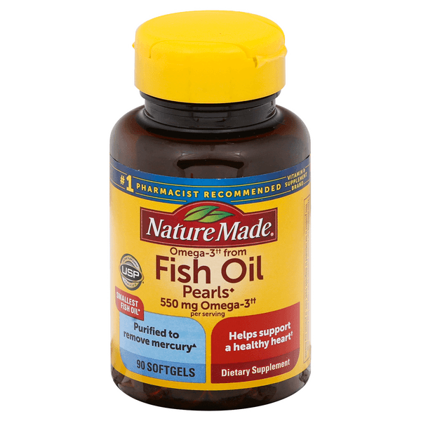 Nature Made Fish Oil Pearls Dietary Supplement Softgels