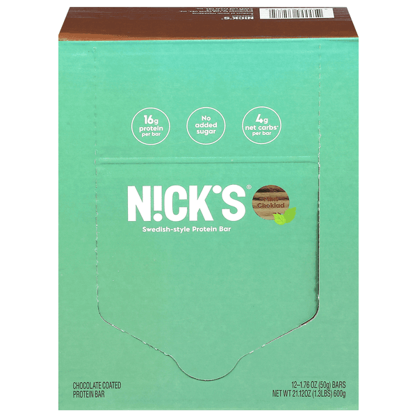 Nick'S Keto Swedish-Style Snack Bar Mint Choklad