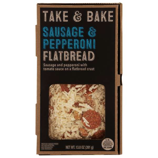 Stop & Shop Flatbread Pizza Take & Bake Sausage & Pepperoni