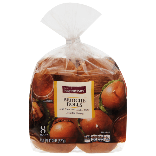Taste Of Inspirations Brioche Sandwich Rolls